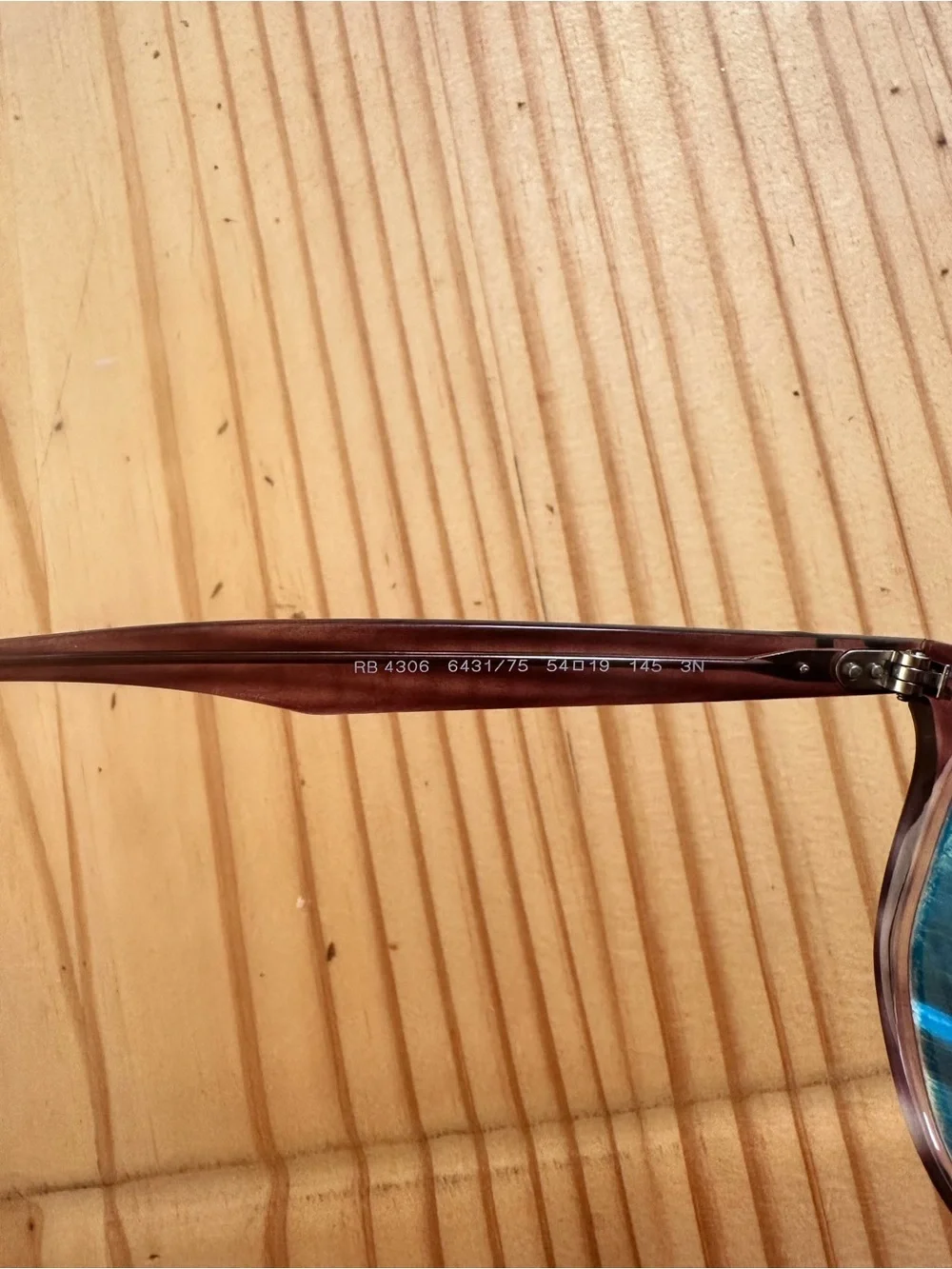 Ray-Ban Pink Transparent Frame Polarized Sunglasses